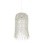 ΦΩΤΙΣΤΙΚΟ ΚΡΕΜΑΣΤΟ ΜΟΝΟΦΩΤΟ Ε27 MAX 60W Ø33x210mm RATTAN ΛΕΥΚΟ ARTE ILLUMINA KAI Eurolamp 144-33026
