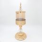 ΦΟΝΤΑΝΙΕΡΑ ΓΥΑΛΙΝΗ ΜΕ ΜΕΤΤΑΛΟ ΧΡΥΣΟ 15x45cm Eurolamp 819-00257