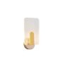 ΑΠΛΙΚΑ TOIXOY ΑΚΡΥΛΙΚΟ LED 8W 720Lm 3000K 150X60X275mm ΧΡΥΣO ARTE ILLUMINA VOLET Eurolamp 144-58015