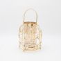 ΦΑΝΑΡΙ ΜΕΤΑΛΛΙΚΟ ΧΡΥΣΟ 20x22cm Eurolamp 819-00250