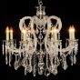 ΠΟΛΥΕΛΑΙΟΣ 8ΦΩΤΟΣ ΜΕ ΚΡΥΣΤΑΛΛΑ ΧΡΥΣΟΣ 71x74cm Eurolamp 757-12037