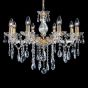 ΠΟΛΥΕΛΑΙΟΣ 8ΦΩΤΟΣ ΜΕ ΚΡΥΣΤΑΛΛΑ ΧΡΥΣΟΣ 63x56cm Eurolamp 757-12032