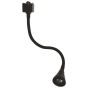 ΣΠΟΤ ΡΑΓΑΣ FLEXIBLE 2 ΓΡΑΜΜΩΝ 3W 28cm 4000K ΜΑΥΡΟ PLUS Eurolamp 145-55037