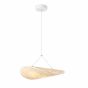 ΦΩΤΙΣΤΙΚΟ ΚΡΕΜΑΣΤΟ TYVEK ΜΟΝΟΦΩΤΟ LED 9W 405Lm 3000K Φ400mm ΛΕΥΚΟ ARTE ILLUMINA NEFI Eurolamp 144-24150