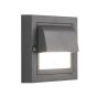 ΦΩΤΙΣΤΙΚΟ ΤΟΙΧΟΥ LED 6W 135X135X55 3CCT IP65 ΓΡΑΦΙΤΗΣ ARTE ILLUMINA SENARIO Eurolamp 145-52127