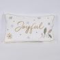 ΜΑΞΙΛΑΡΙ ΛΕΥΚΟ, ΜΕ ΧΡΥΣΗ ΕΠΙΓΡΑΦΗ JOYFUL, 50x30cm Eurolamp 600-46022