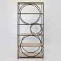 ΡΑΦΙΕΡΑ ΜΕΤΑΛΛΙΚΗ ΜΑΥΡΗ 80x33x180cm Eurolamp 750-31519