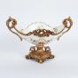 ΦΟΝΤΑΝΙΕΡΑ ΠΟΛΥΡΕΖΙΝ ΛΕΥΚΗ - ΧΡΥΣΗ  35x20x23cm Eurolamp 752-21013