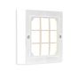 ΦΩΤΙΣΤΙΚΟ ΤΟΙΧΟΥ LED 6W 135X135X32 3CCT IP65 ΛΕΥΚΟ ARTE ILLUMINA SENARIO Eurolamp 145-52120