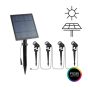 ΣΠΟΤ ΚΗΠΟΥ ΚΑΡΦΩΤΟ 4 ΤΕΜΑΧΙΩΝ 1,5W, 240LM 4000K RGB IP44 Eurolamp 145-20825
