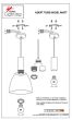 SE21-NM-4-MS2 ADEPT TUBE Nickel Matt Pendant Black Metal Shade+ HOMELIGHTING 77-8456