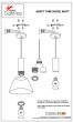 SE21-NM-4-MS3 ADEPT TUBE Nickel Matt Pendant Black Metal Shade+ HOMELIGHTING 77-8463