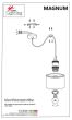 SE21-BR-10-BL6-MS12 MAGNUM FLEX Bronze Metal Pendant Black Metal Shade+ HOMELIGHTING 77-8973
