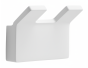 Άγκιστρο Διπλό Λευκό Bronze Art Shelfy 32FY-AA
