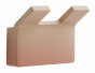 Άγκιστρο Διπλό Rose Sand Bronze Art Shelfy 32FY-R2
