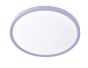 Πλαφονιέρα οροφής LED 40W 3CCT by switch on base σε ασημί απόχρωση D:50x2,5cm 42036-B-Sillver