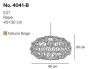 InLight Κρεμαστό Φωτιστικό από σχοινί 1xE27 D:45cm 4041-B