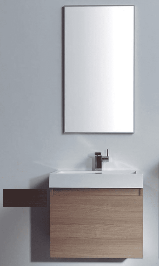 Έπιπλο Μπάνιου 60εκ.-Νιπτήρα, Χρώμα Wenge ECO-60A FT21.060.003WE