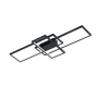 Πλαφονιέρα Οροφής 104xH8cm Μαύρο Ματ LED 36w 3000-6000K 3000lm Smart Trio Lighting Thiago 652610342