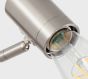 SE21-NM-16-SH1 ADEPT NICKEL MATT WALL LAMP WHITE SHADE+ HOMELIGHTING 77-8299