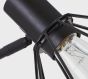 SE21-BL-52-GR1 ADEPT WALL LAMP Black Wall Lamp with Switcher and Black Metal Grid+ HOMELIGHTING 77-8381