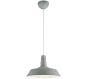 Κρεμαστό Φωτιστικό Concrete Look 36xH150cm Μονόφωτο Καμπάνα 1xE27 Trio Lighting Will R30421078