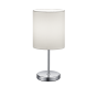 Πορτατίφ 13xH28cm 1xE14 Λευκό Αμπαζούρ-Χρωμέ Βάση Trio Lighting Jerry Jerry R50491001