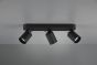 Σποτ Μαύρο 41xH15cm Τρίφωτο 3xGU10 Trio Lighting Pago 803500332