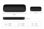 Σετ Μπάνιου από PP 3 Τεμαχίων Black MRShome  DF-0057001