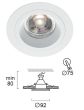 Σποτ Χωνευτό Λευκό Στρογγυλό D:92 Richard Viokef 4106301