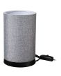 ΠΟΡΤΑΤΙΦ ΚΥΛΙΝΔΡΙΚΟ ΑΜΠΑΖΟΥΡ TL-07/H-04 ΓΚΡΙ-BLACK  Ε/27 Heronia 14-0312