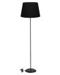 HFLB-03 ΚΩΝ. Φ40 FLOOR LAMP BLACK-ΜΑΥΡΟ ΔΑΠΕΔΟΥ ΜΕ ΑΜΠΑΖΟΥΡ Φ40 ΚΩΝΙΚΟ Heronia 14-0404