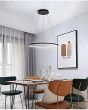 SE LED 60 STELINA PENDANT BLACK 60cm 28W 3CCT IP20 220V 2 YEARS WARRANTY A1 HOMELIGHTING 77-50641