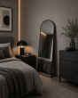 Επιδαπέδιος Καθρέπτης Αλουμινίου 150cm Black MRShome  DF-0042000