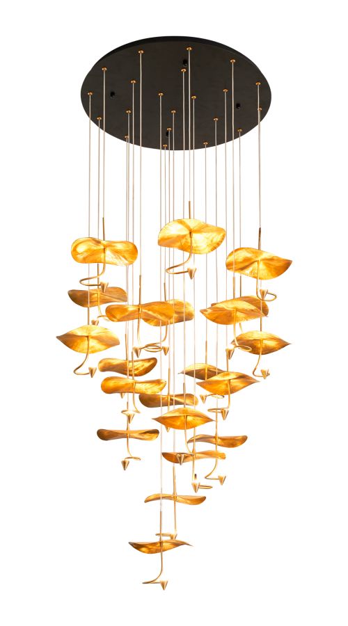 PDC 1290-18 ΠΟΛΥΦΩΤΟ ΜΠΡΟΥΤΖΙΝΟ LED ME ΦΥΛΛΑ ΝΟΥΦΑΡΑ ΧΡΥΣΑ ARlight 0104567