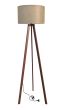 Φωτιστικό Δαπέδου με αμπαζούρ H143 cm FLW-02 Heronia 09-0127