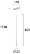 Μονόφωτο Λευκό για Μαγνητική Ράγα Magnetic Viokef 4282301