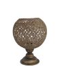 SILK-01/PR  -m- TABLE LAMP NAT-BR Heronia 31-1217