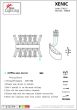 M8018 XENIC GOLD MATT WALL LAMP HOMELIGHTING 77-8217