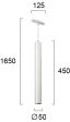 ΜονόφωτοTrack Λευκό 12W Magnetic (dimmable) Viokef 4244202