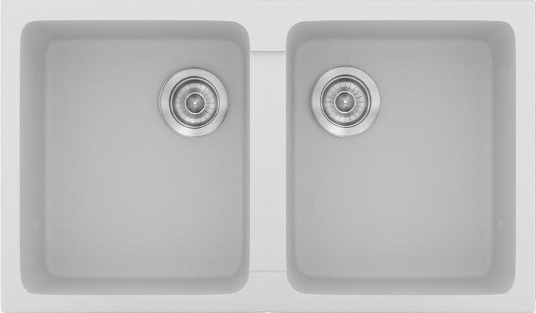 Sanitec Νεροχύτης 334 Classic 86×50 334-20-Granite-Terracota