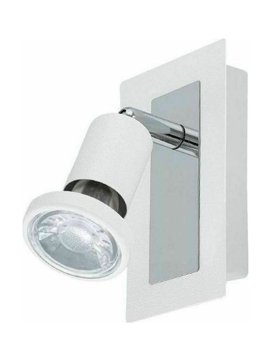 Eglo Sarria Μονό Σποτ με Ντουί GU10 σε Λευκό Χρώμα 94958