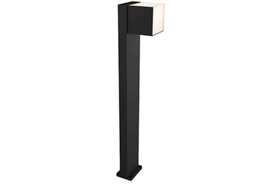 Φωτιστικό Κολωνάκι Κινητή Κεφαλή 350° IP54 12,2w 500lm 3000Κ 138° 110x137xY750mm Black Matt Χυτό Αλουμίνιο Lutec Cuba 7193802012