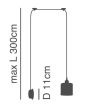 SE21-BR-10-BL1W-SH1 MAGNUM BRONZE White Fabric Wall Lamp+ HOMELIGHTING 77-8891