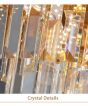 SE21-14-11 IMPERIAL CASCADE GOLD Φ60*42-120cm  E14*11   2 YEARS WARRANTY HOMELIGHTING 77-51205