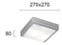 Πλαφονιέρα Τετράγωνη Leros Viokef 4049300