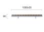 Wall Washer L:1000 Trick Viokef 4234700