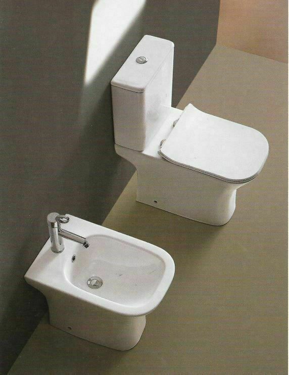 Λεκάνη Επιδαπέδια Σετ Χ.Π Κατωστόμια Κάλυμμα Slim-Soft Close-Αποσπώμενο Προβολή 65 cm Ceramita Storm Rimless