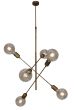 HL-3524-6 ERIC OLD COPPER & BLACK PENDANT HOMELIGHTING 77-3802