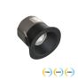 Χωνευτό Σποτ Μαύρο 12W 2700K-3000K-4000K 38° Alea Viokef 3914-011B-3-S-38